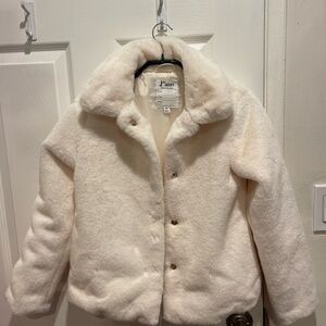 J for Justify Cream Kids Puffer Jacket